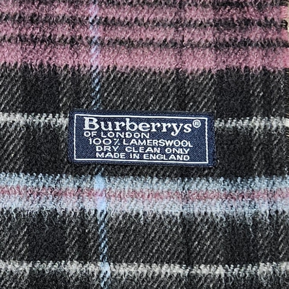 Vintage Burberrys Scarf Lamb Wool Scarf - Picture 4 of 4